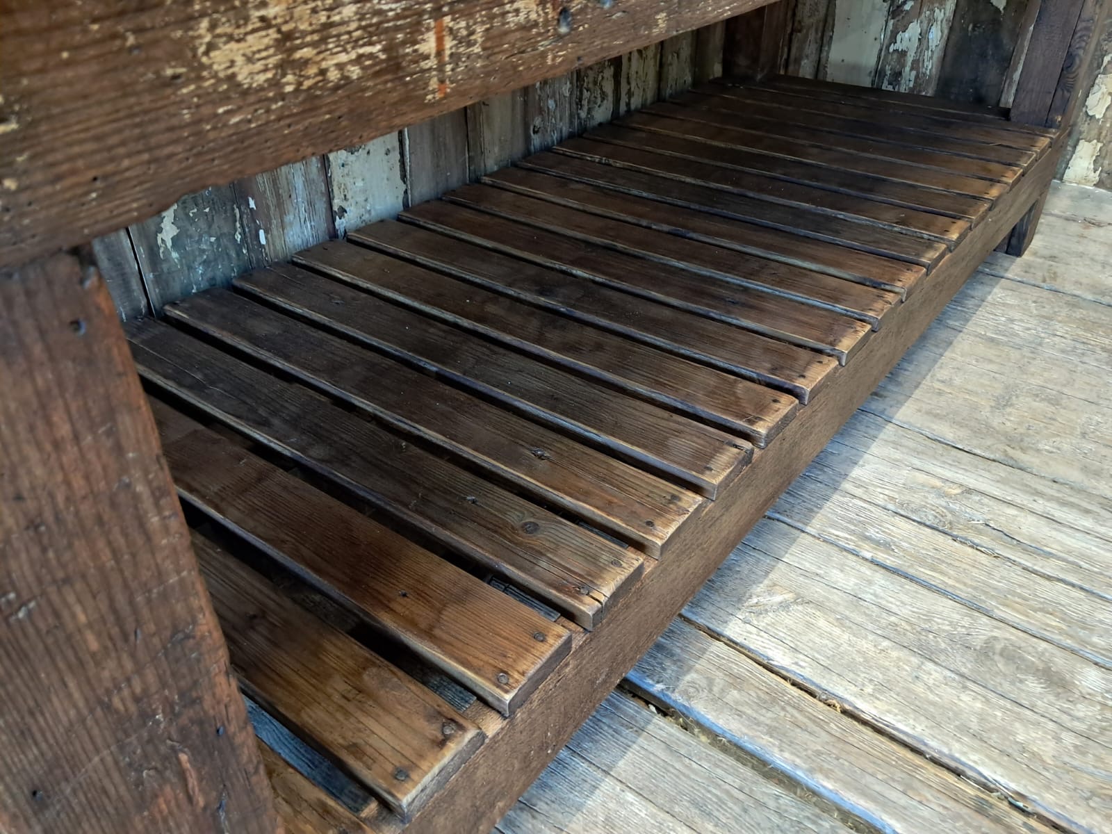 large wooden workbench furniture tables industrial