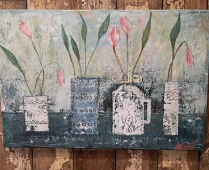 mixed media artwork decorative art