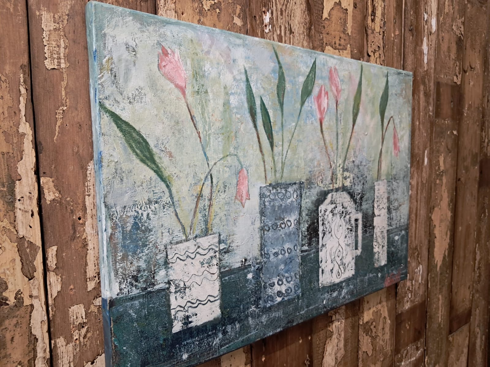 mixed media artwork decorative art