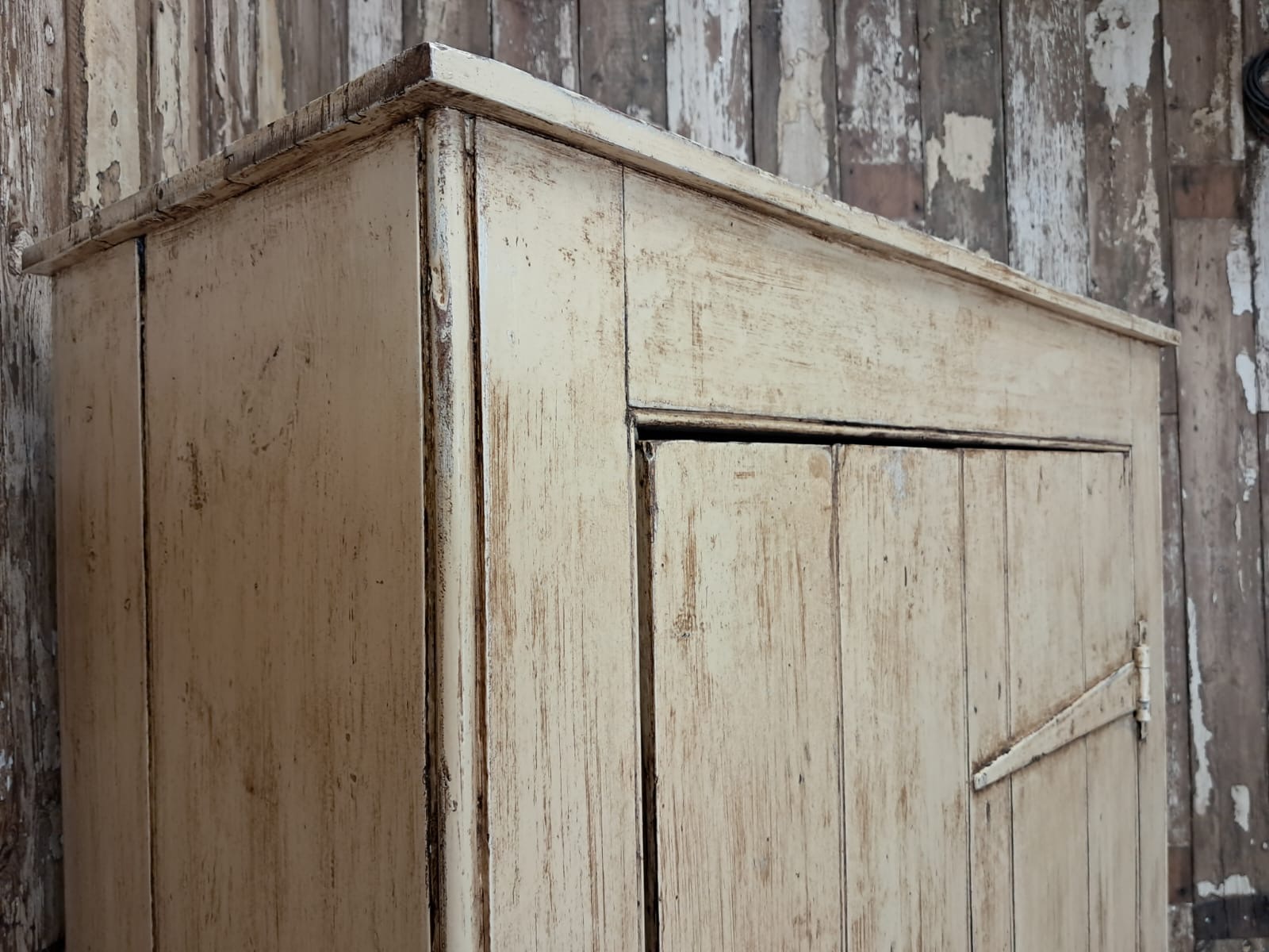 painted wooden shelved cupboard furniture cupboards and cabinets