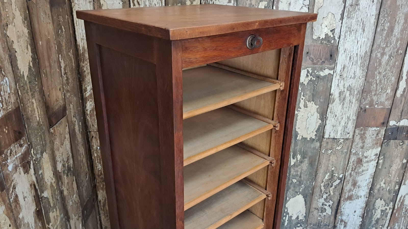 single oak tambour cabinet furniture cupboards and cabinets