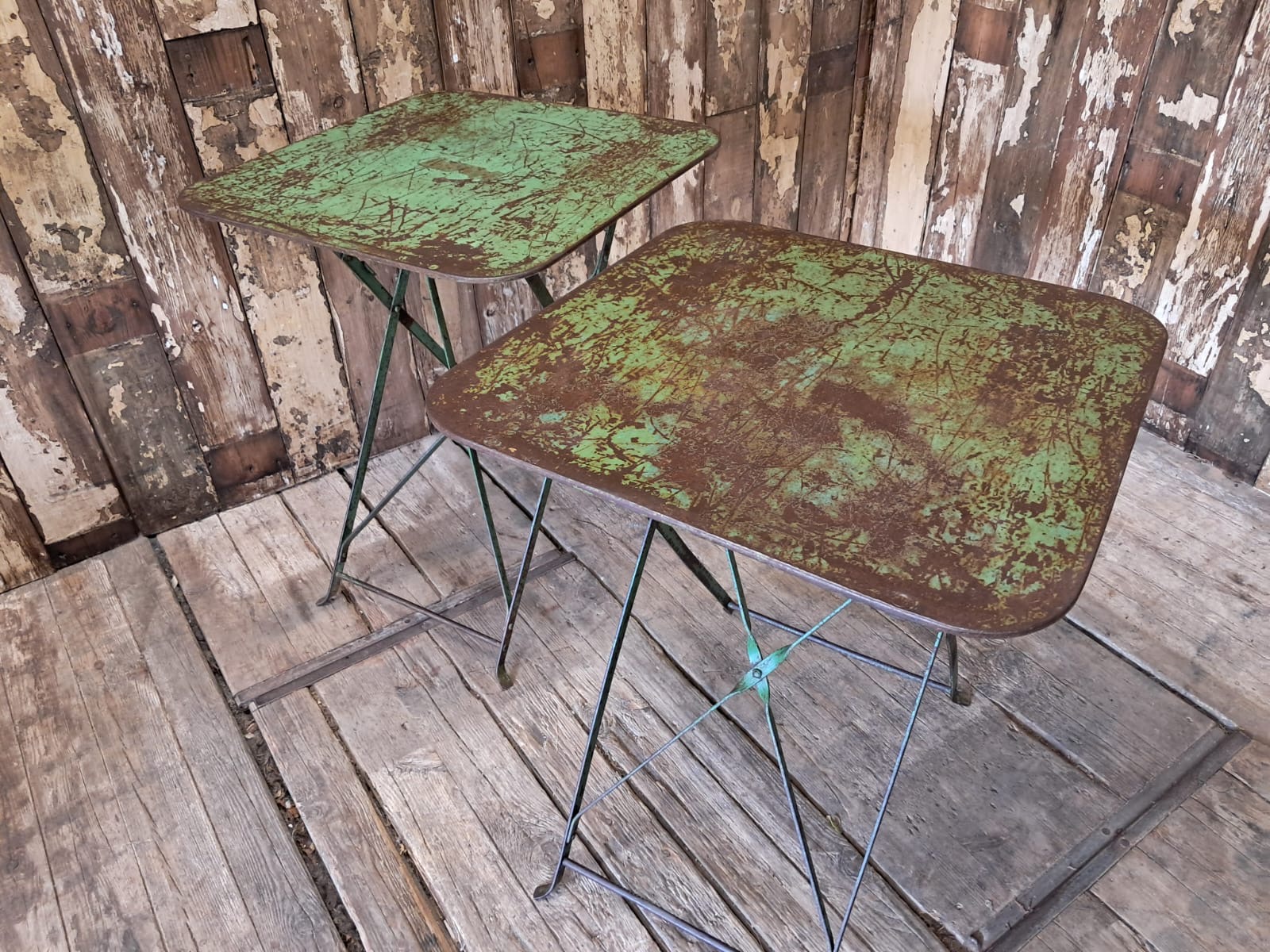 square metal folding bistro table garden furniture