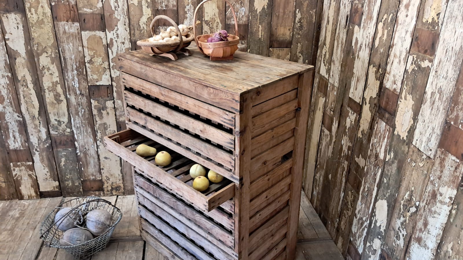 pine apple rack furniture storage garden