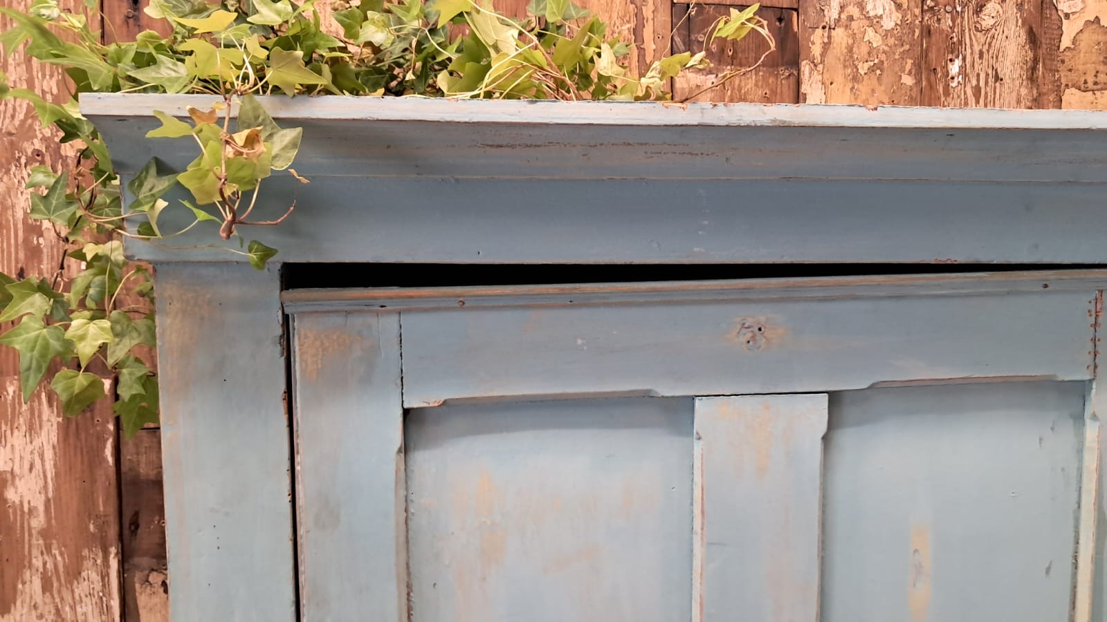 painted wooden shelved pantry cupboard furniture cupboards & cabinets