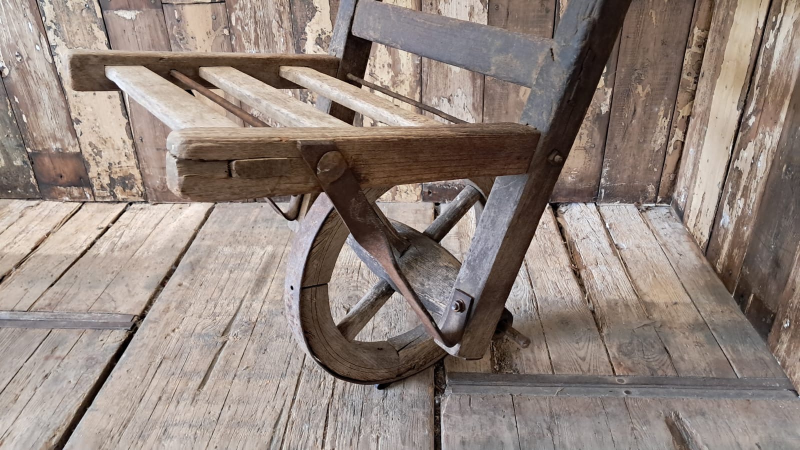 elm iron wheelbarrow wine cart garden decorative