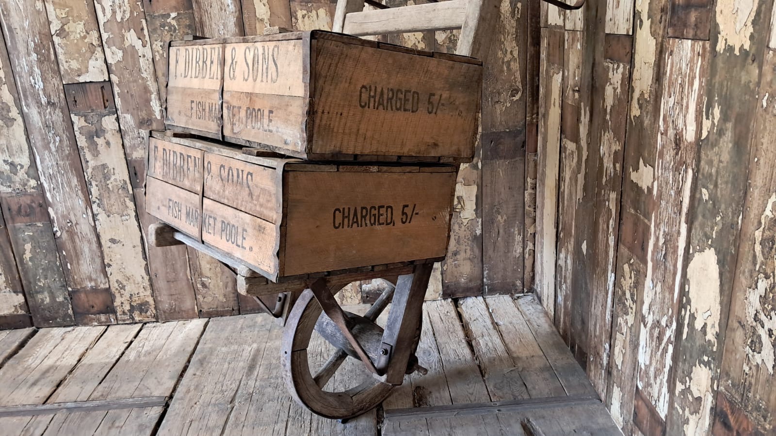 elm iron wheelbarrow wine cart garden decorative
