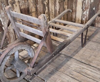 elm iron wheelbarrow wine cart garden decorative