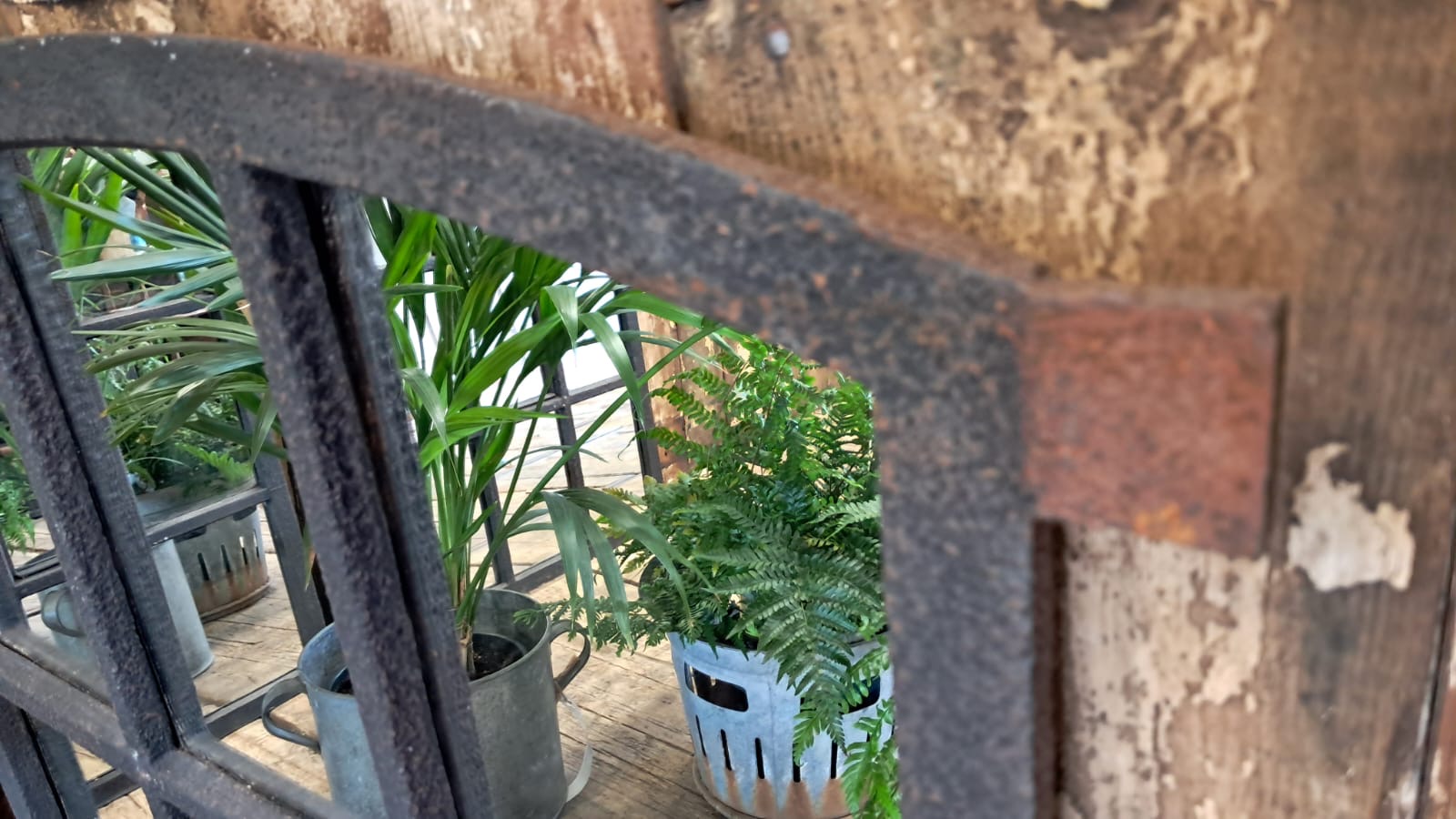cast iron window mirrors industrial