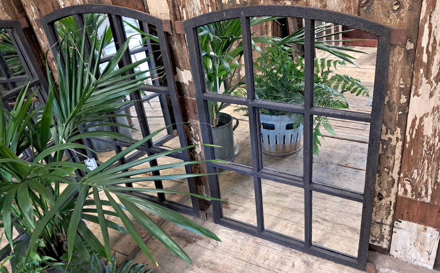 cast iron window mirrors industrial