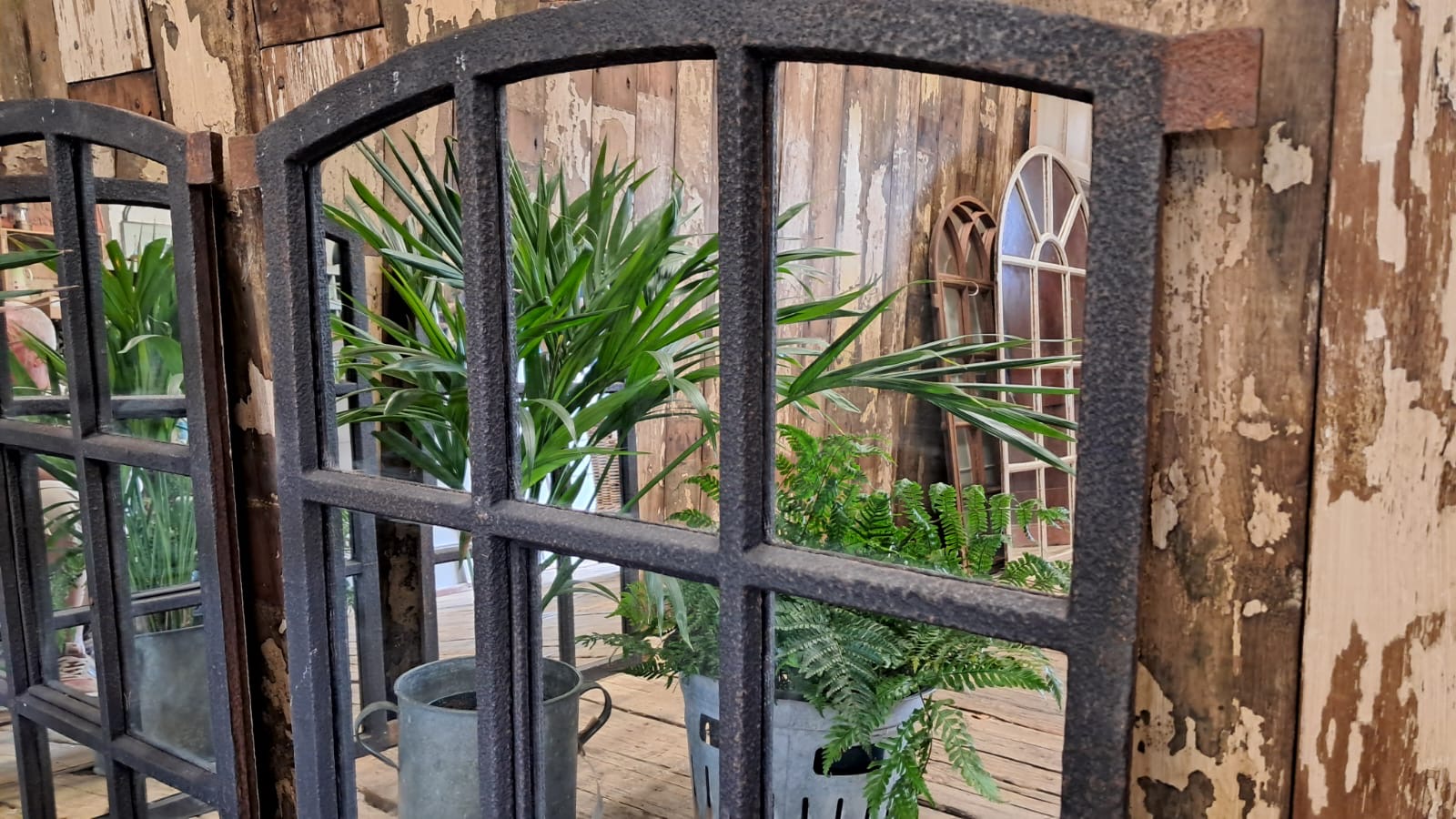 cast iron window mirrors industrial