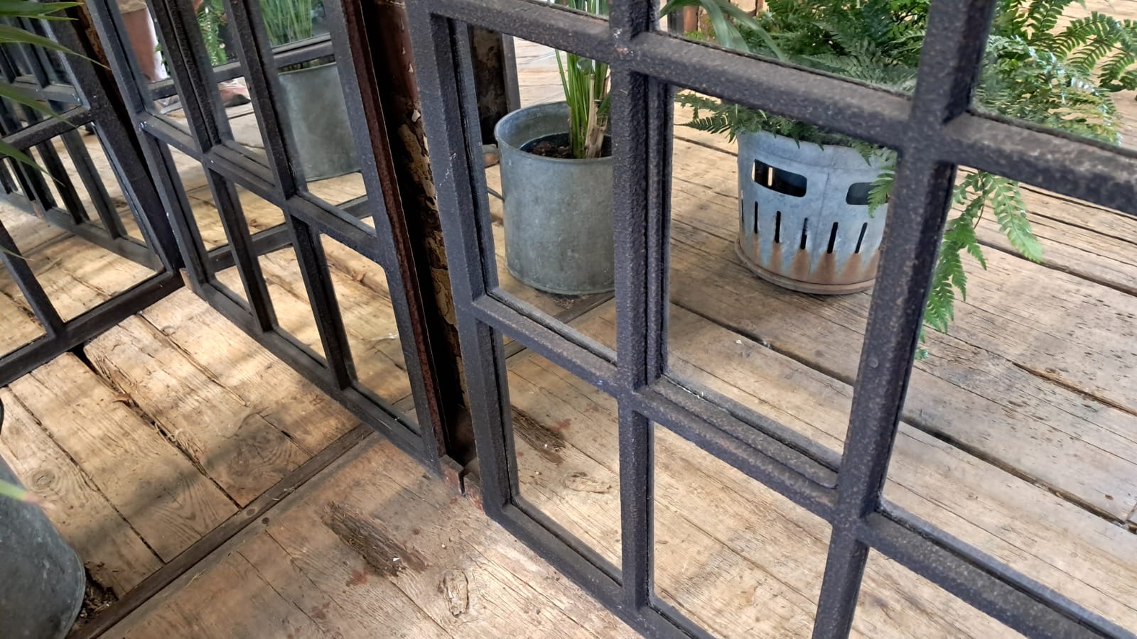 cast iron window mirrors industrial