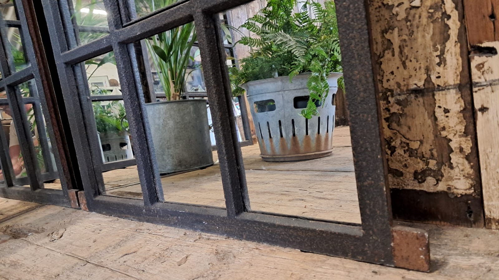 cast iron window mirrors industrial