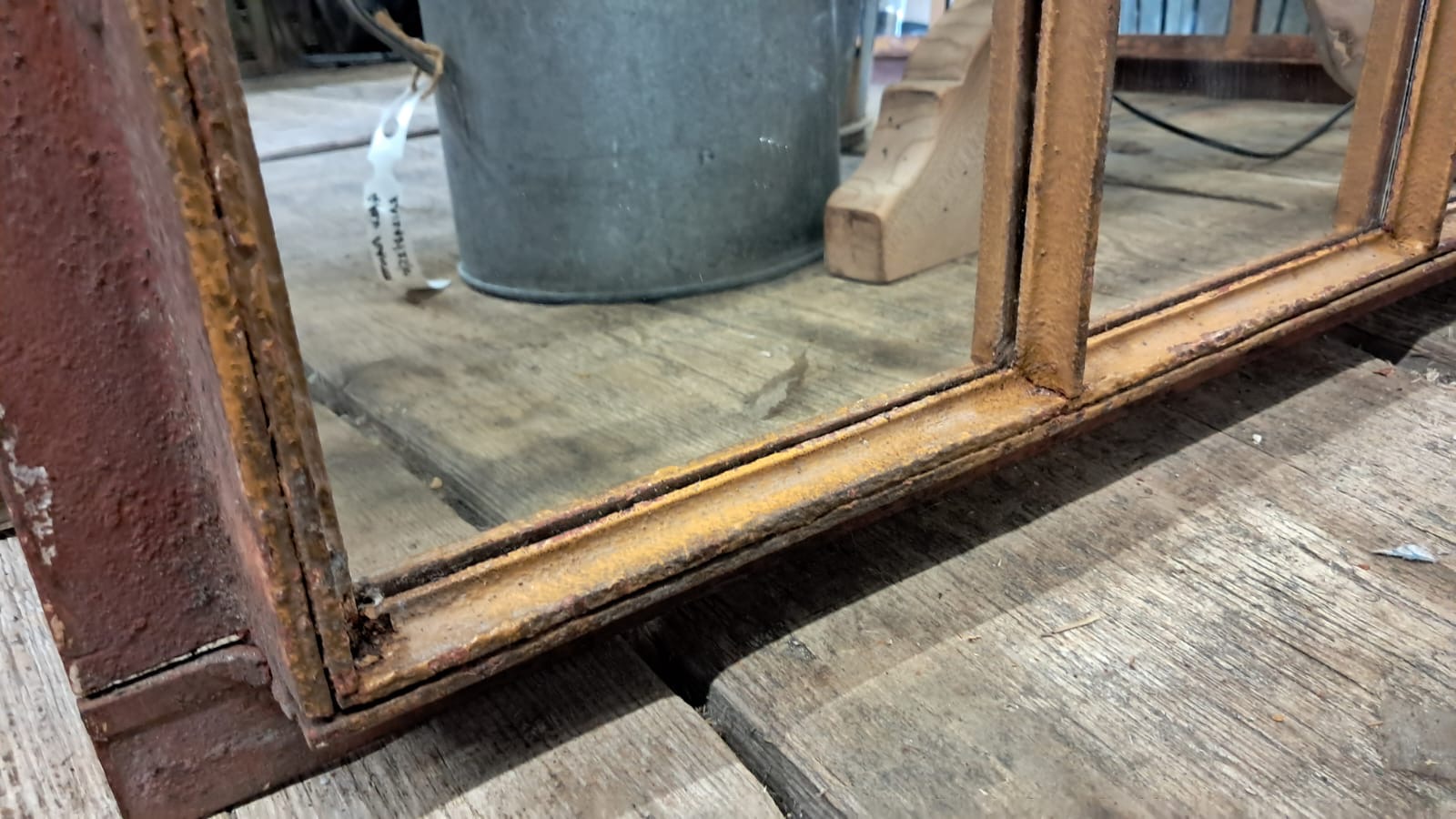 cast iron factory window mirrors industrial garden