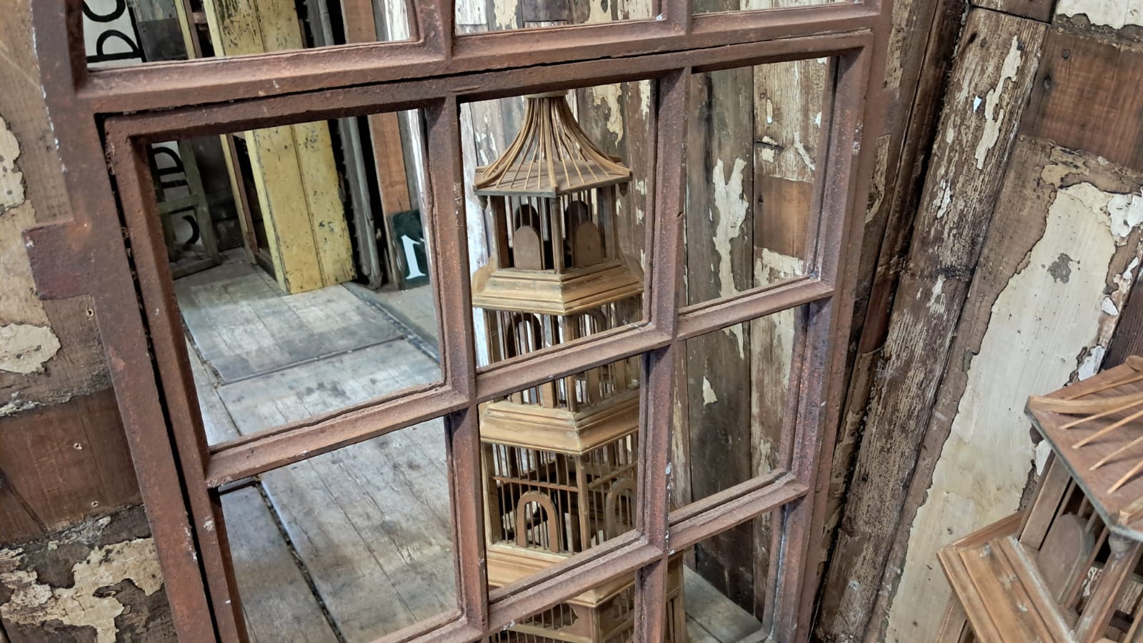 wrought iron arch top window mirror mirrors garden
