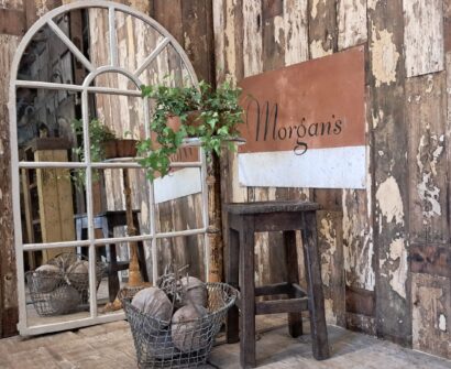 wrought iron arch top window mirror mirrors garden