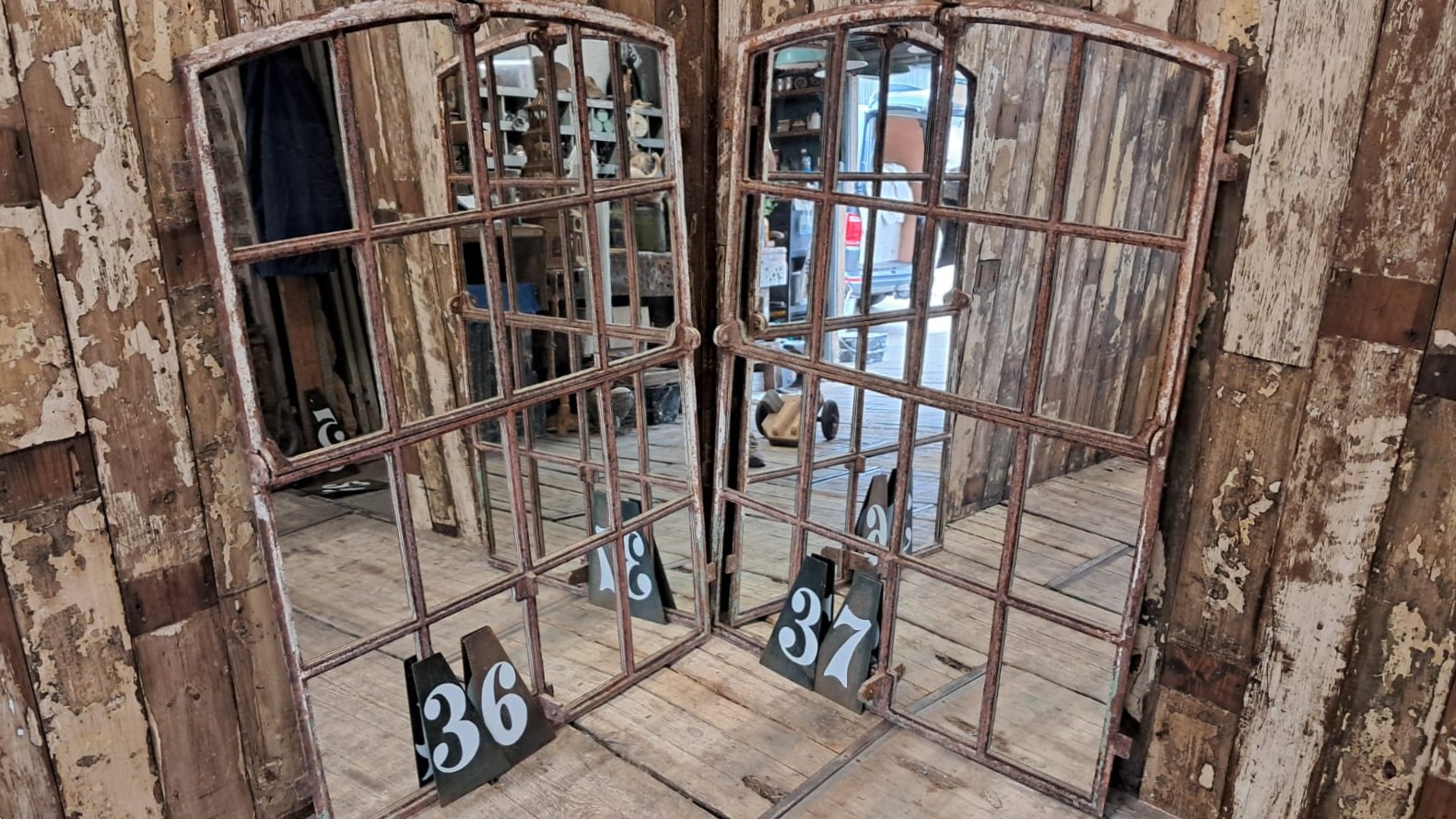cast iron window mirror mirrors garden mirrors