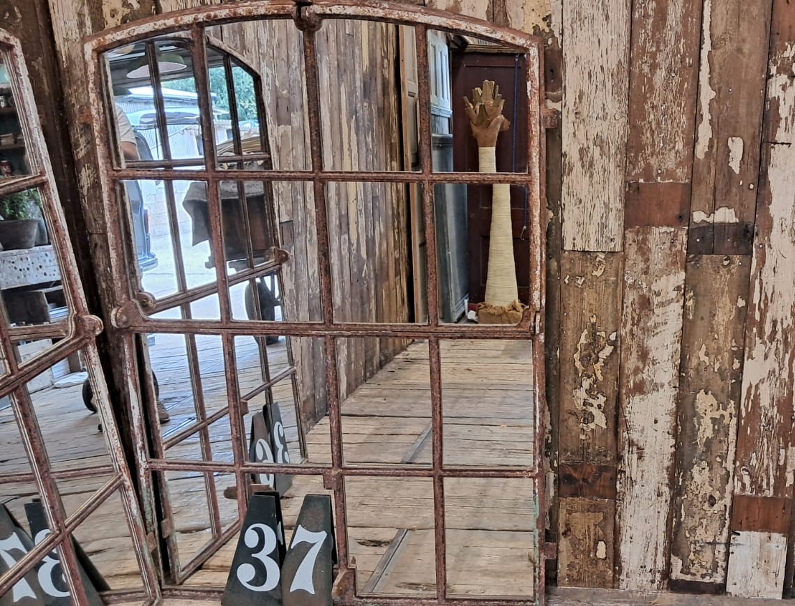cast iron window mirror mirrors garden mirrors