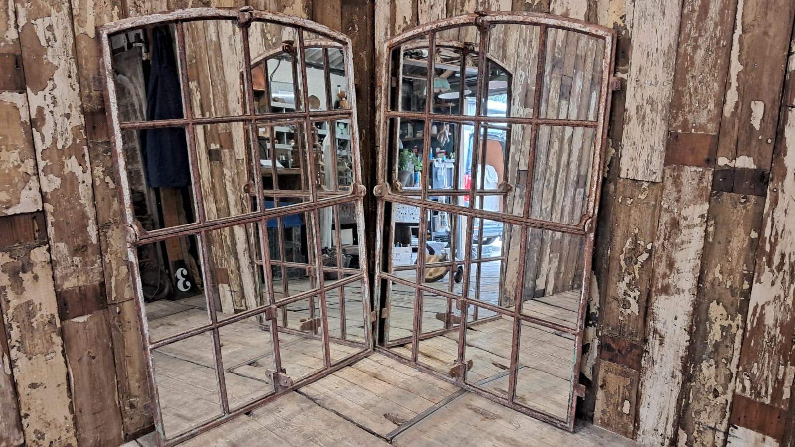 cast iron window mirror mirrors garden mirrors