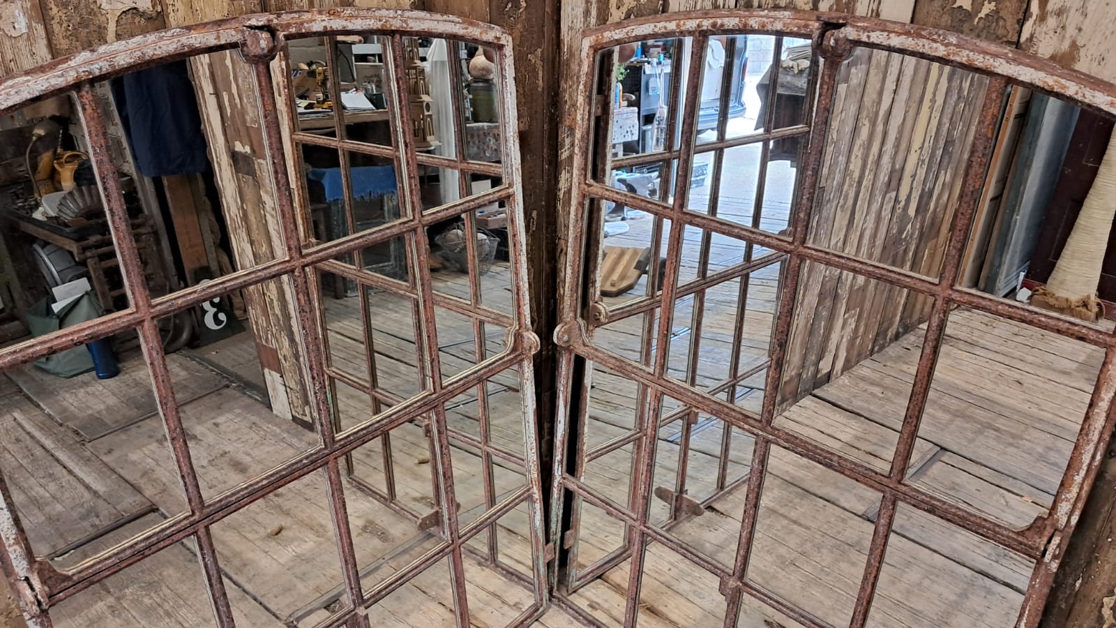 cast iron window mirror mirrors garden mirrors