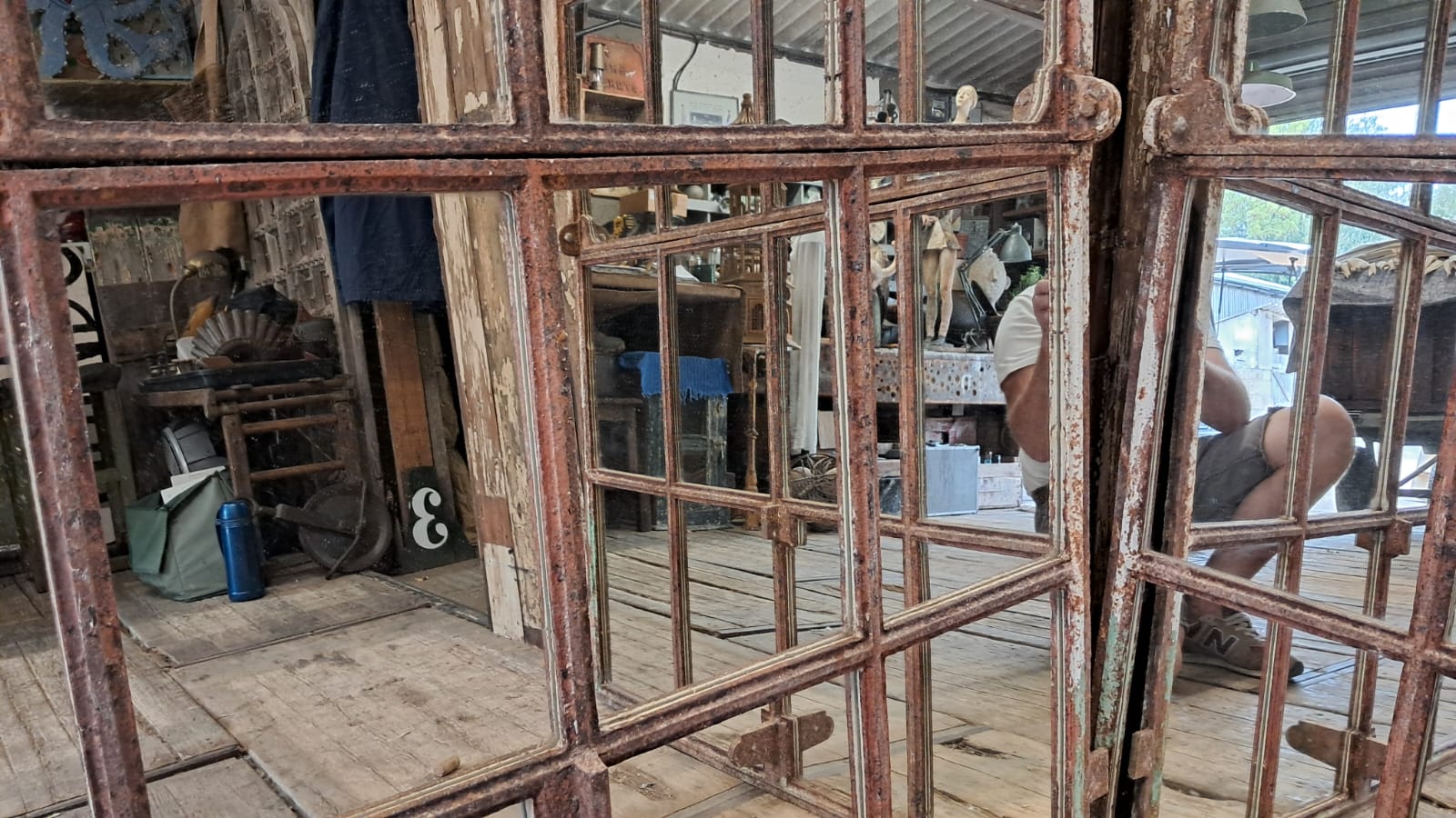 cast iron window mirror mirrors garden mirrors