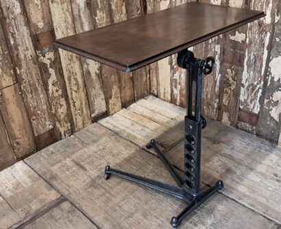 oak cast iron adjustable reading table furniture tables