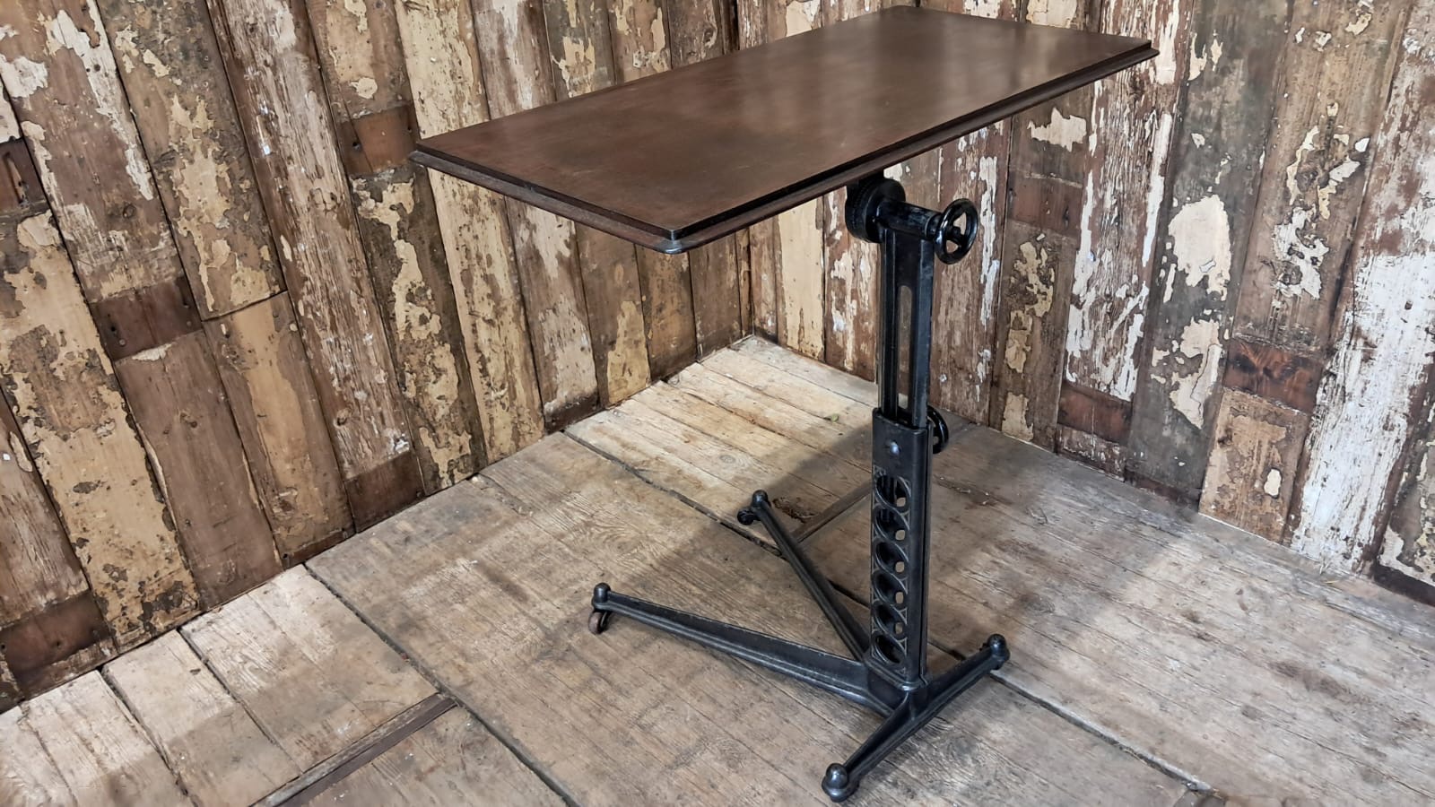 oak cast iron adjustable reading table furniture tables