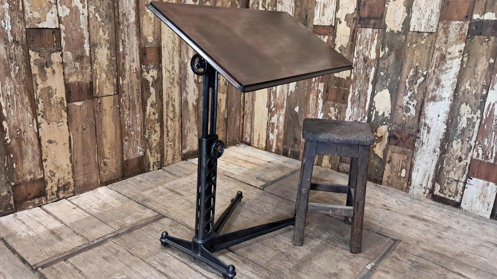oak cast iron adjustable reading table furniture tables