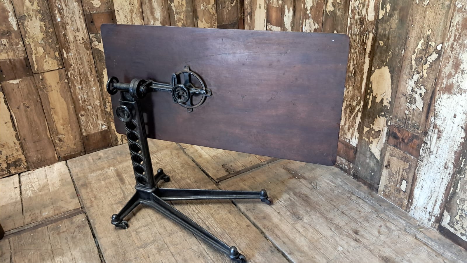 oak cast iron adjustable reading table furniture tables