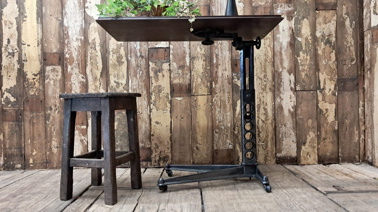 oak cast iron adjustable reading table furniture tables
