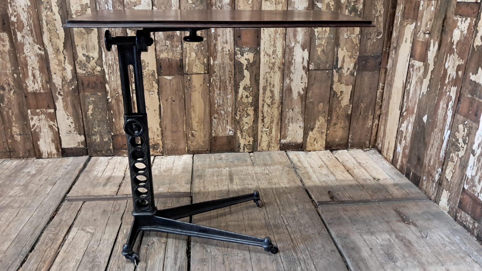 oak cast iron adjustable reading table furniture tables