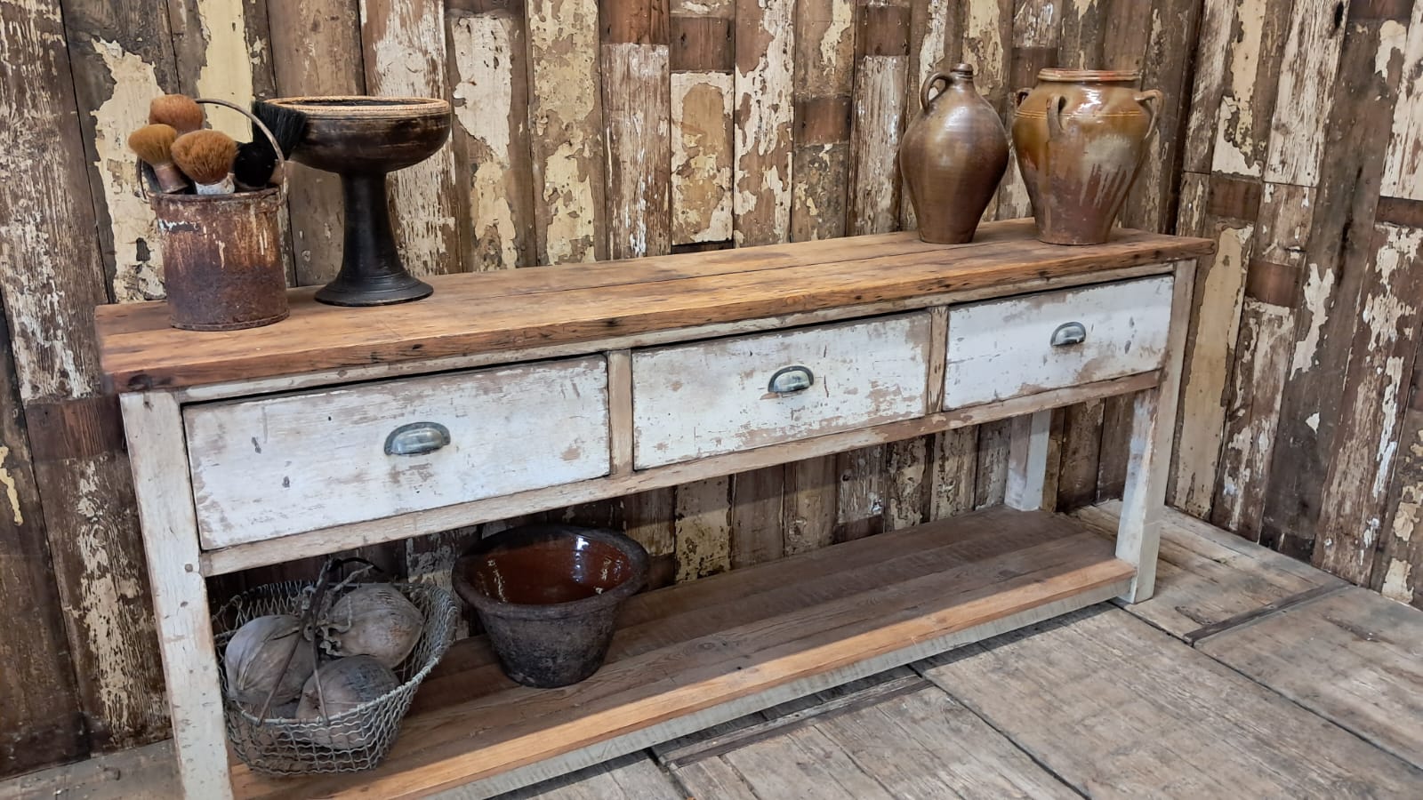 pine console unit furniture tables