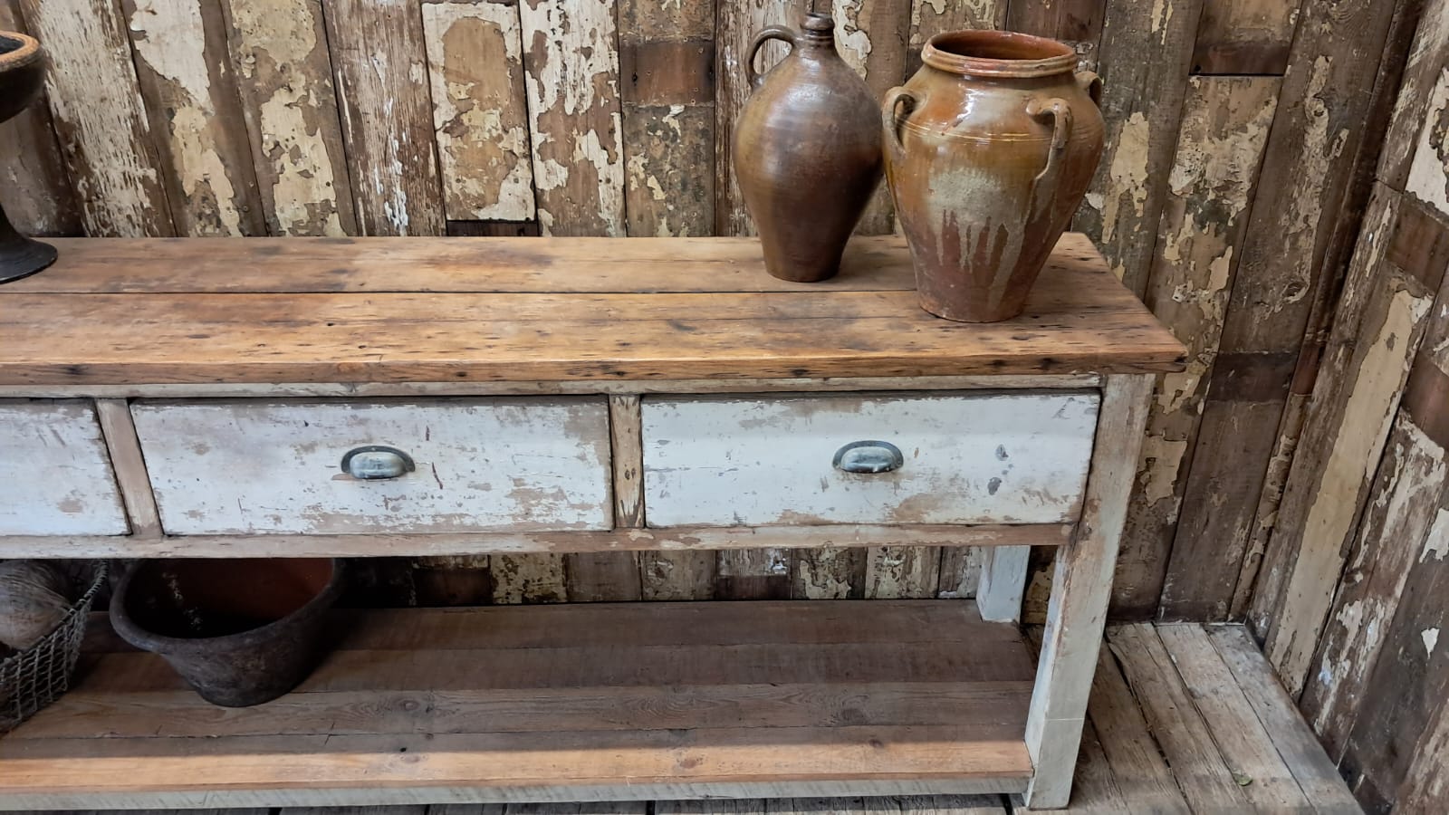pine console unit furniture tables