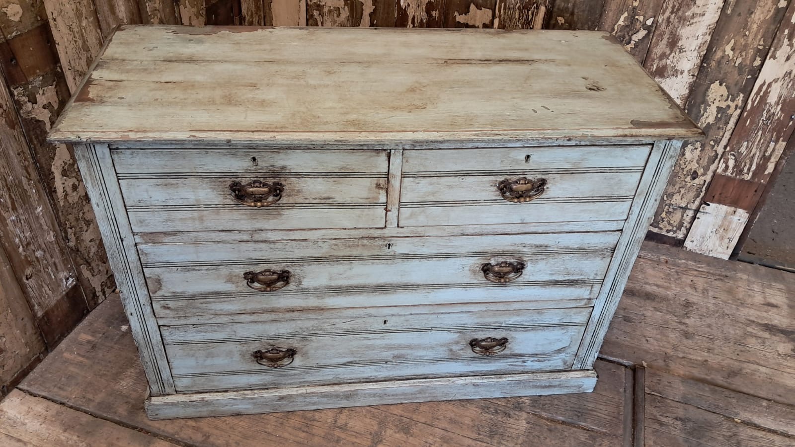 pine 2 over 2 drawers furniture