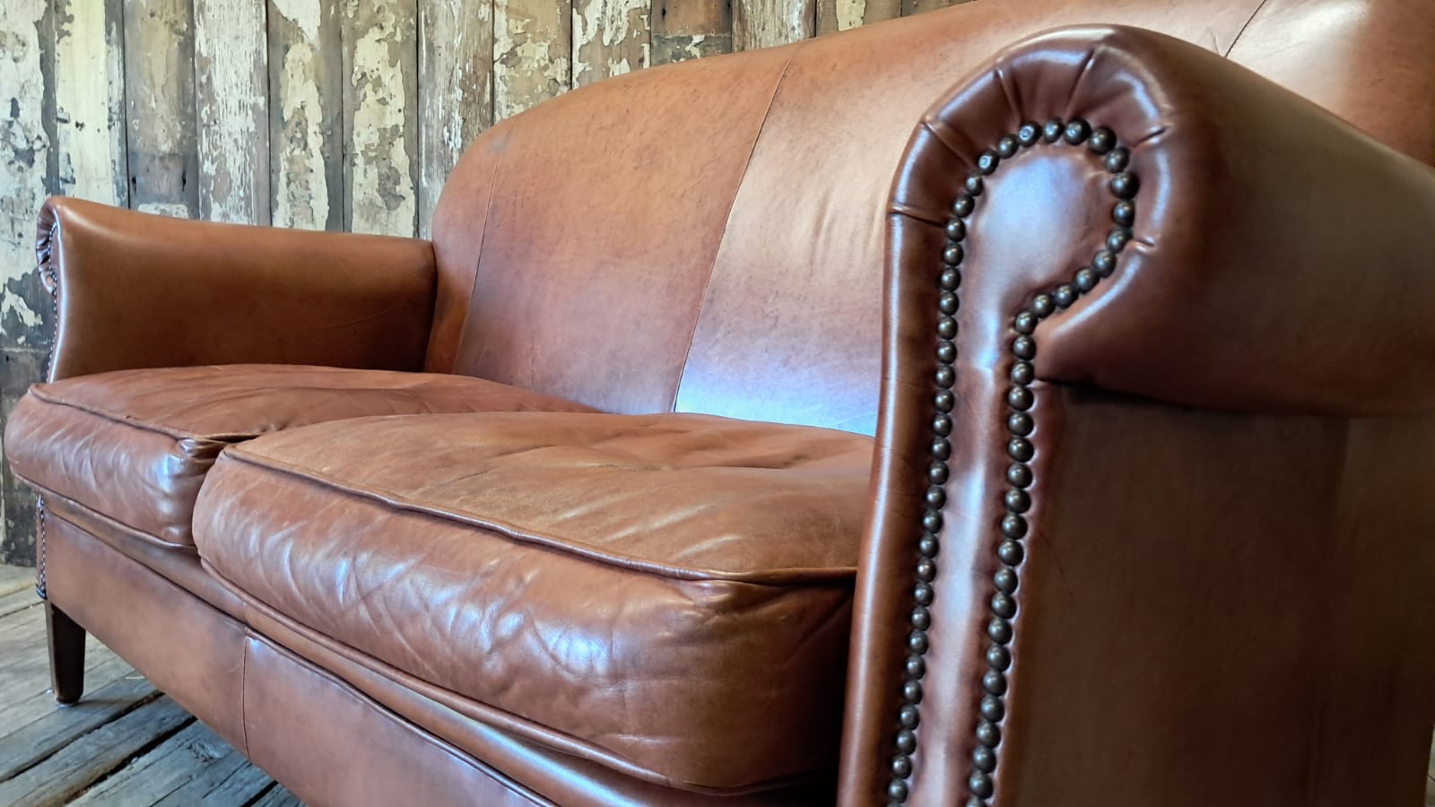 lambs leather two seater seating sofas