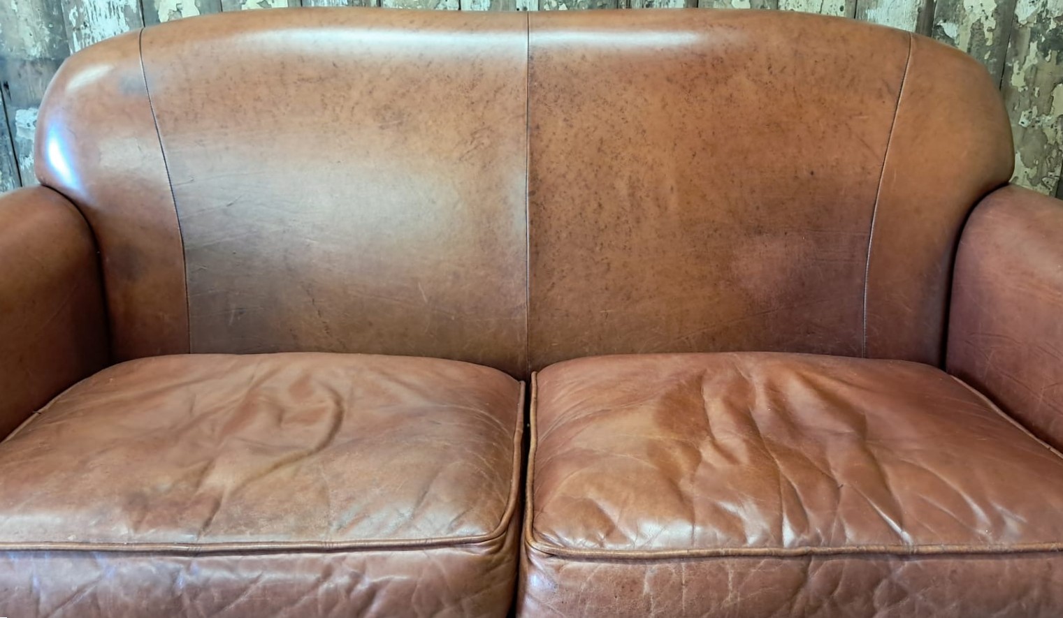 lambs leather two seater seating sofas