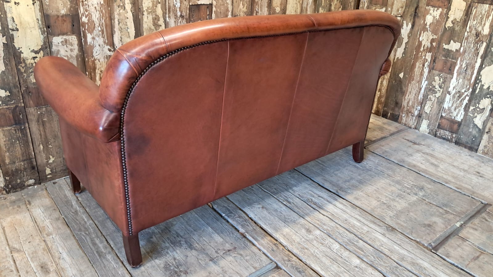 lambs leather two seater seating sofas