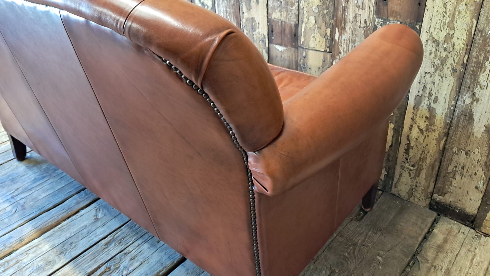 lambs leather two seater seating sofas