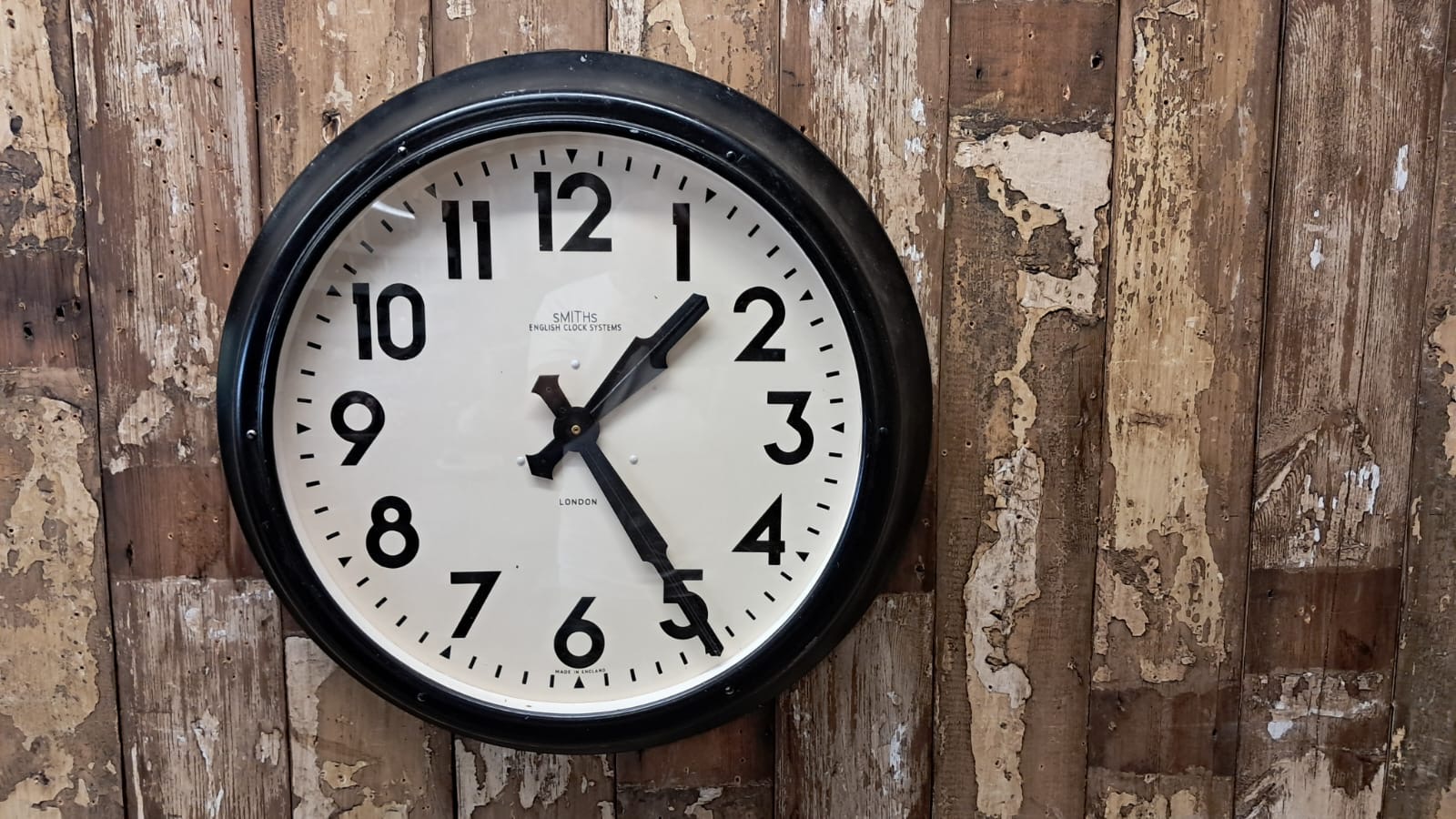steel factory clock homewares clocks